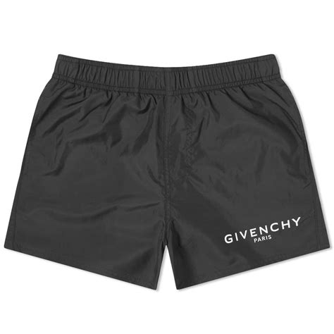 givenchy swimming shorts|Givenchy soild swim shorts.